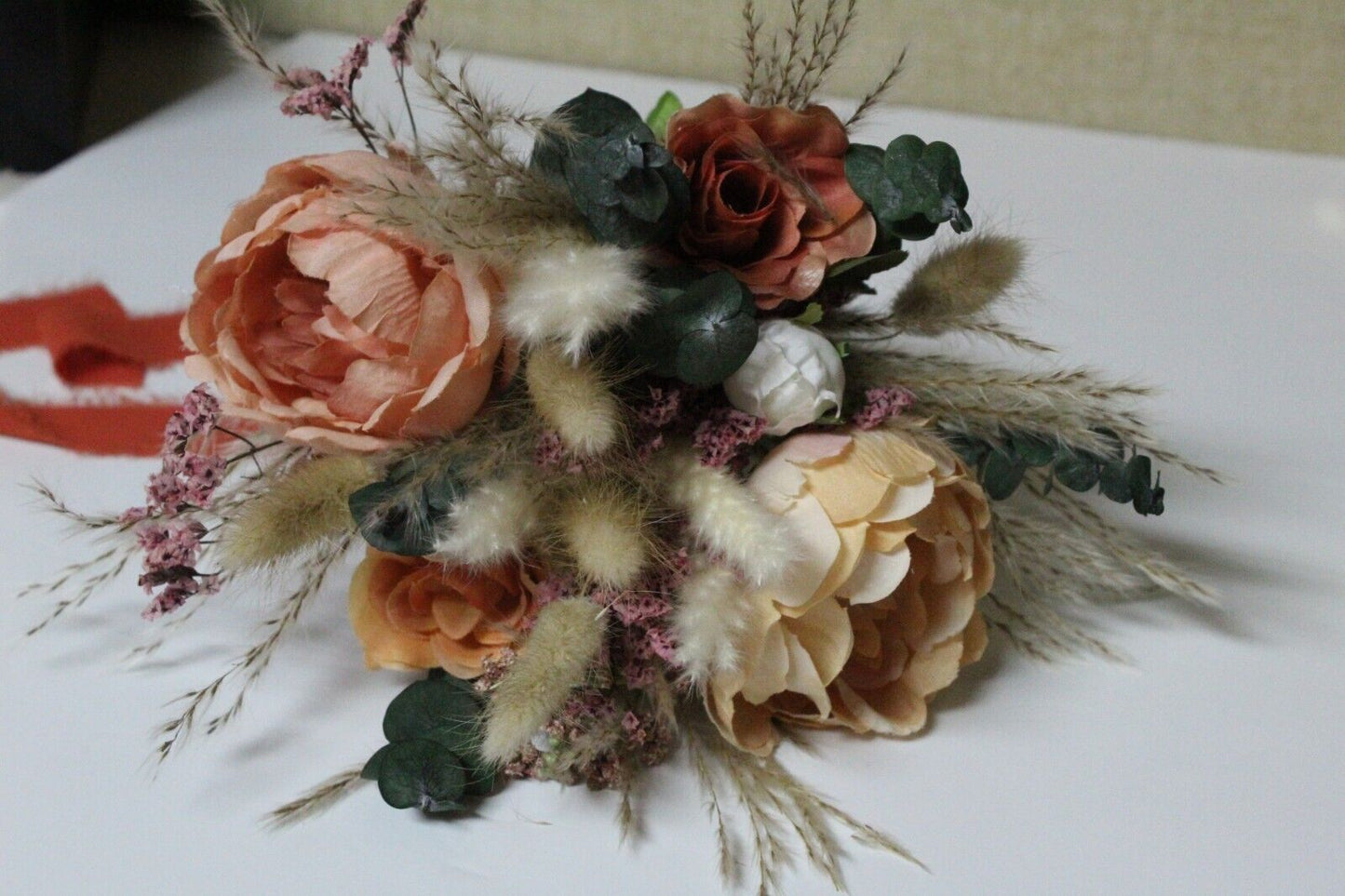 Handmade Terracota Bouquet, Bridal / Bridesmaid Bouquet, Home Decor wedding