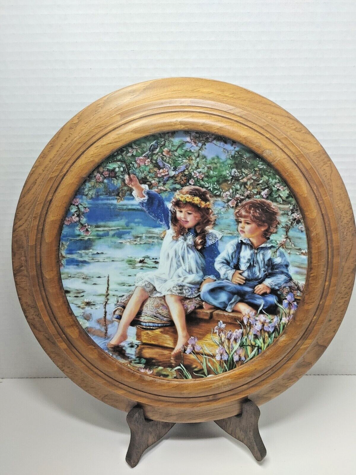 1991 Patience - Sandra Kuck Collector Plate Framed