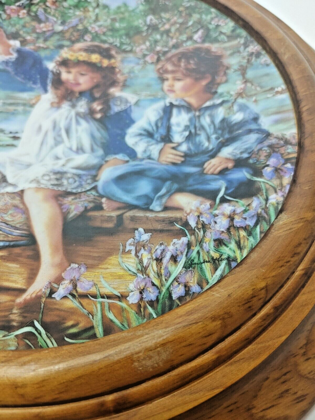 1991 Patience - Sandra Kuck Collector Plate Framed